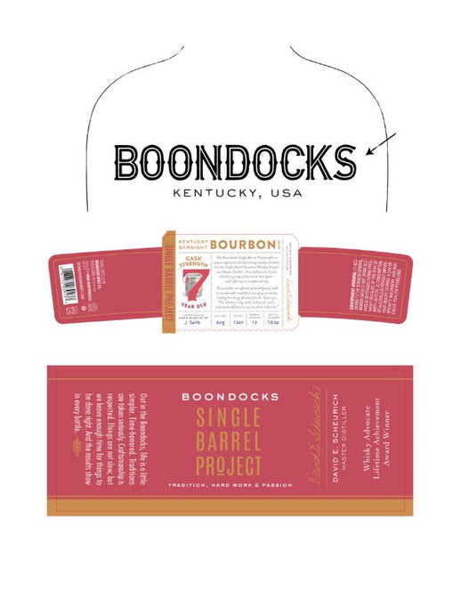 Boondocks Single Barrel Project Kentucky Straight Bourbon - 7 Year Cask Strength - Main Street Liquor