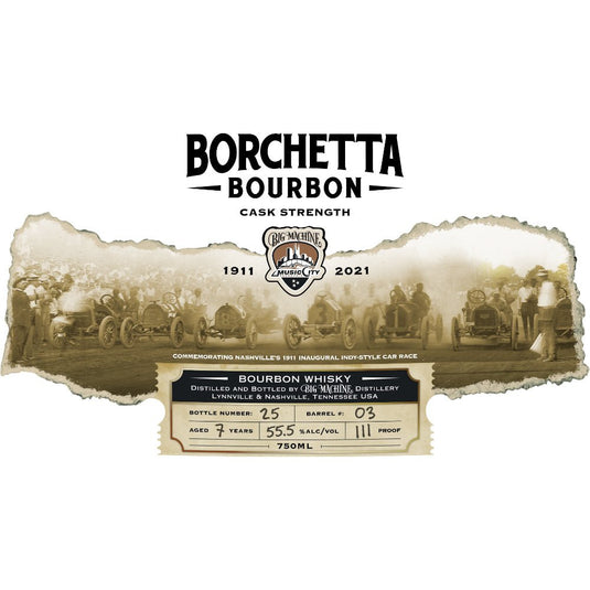 Borchetta Cask Strength Bourbon - Main Street Liquor