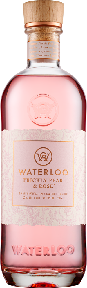 Waterloo Prickly Pear & Rose Gin - Main Street Liquor