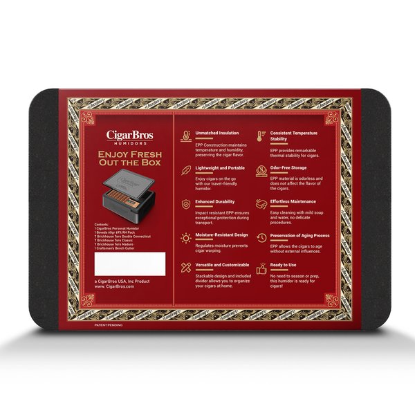 Load image into Gallery viewer, Brick House 21 Premium Cigars Set &amp; Cutter + Personal Humidor by CigarBros - Main Street Liquor
