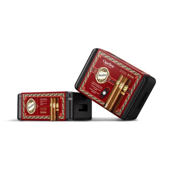 Load image into Gallery viewer, Brick House 21 Premium Cigars Set &amp; Cutter + Personal Humidor by CigarBros - Main Street Liquor
