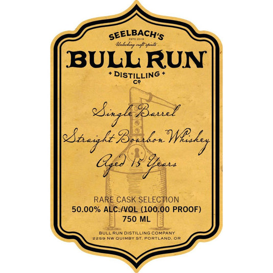 Bull Run 15 Year Old Single Barrel Straight Bourbon - Main Street Liquor