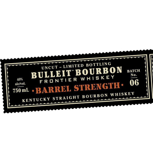 Bulleit Bourbon Barrel Strength - Main Street Liquor