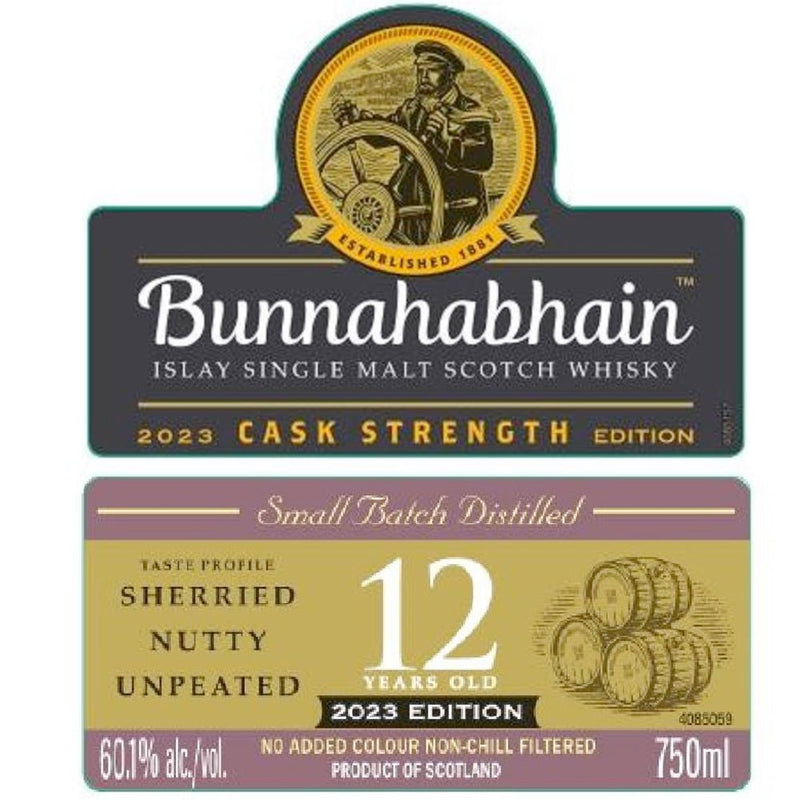 Load image into Gallery viewer, Bunnahabhain 12 Year Old Cask Strength 2023 Edition - Main Street Liquor
