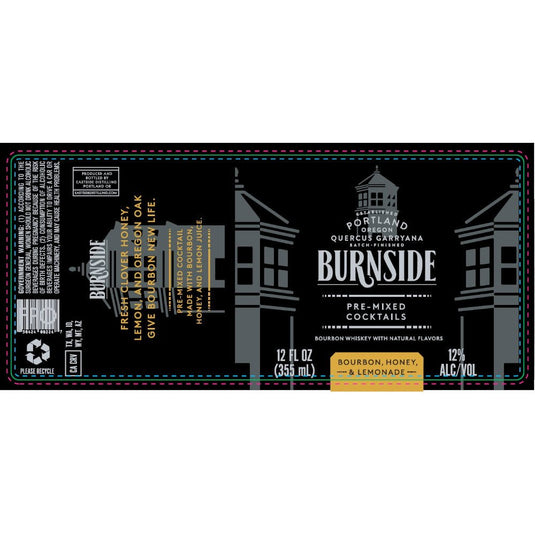Burnside Bourbon, Honey, & Lemonade Cocktail - Main Street Liquor