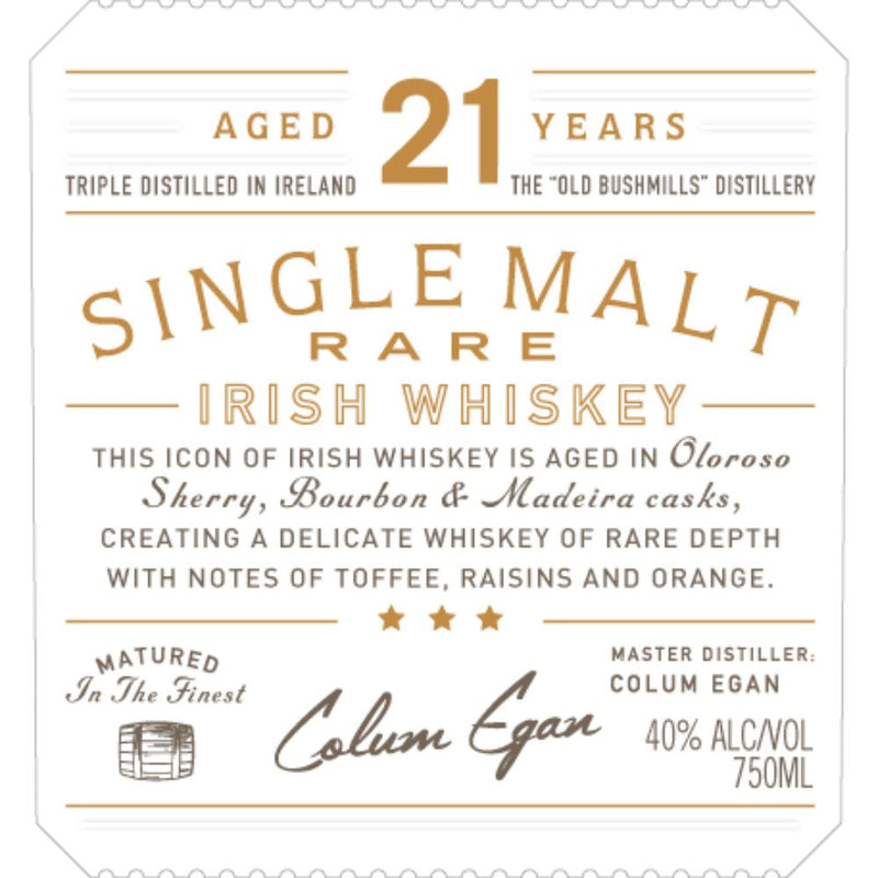 Load image into Gallery viewer, Bushmills 21 Year Old Single Malt Rare - Main Street Liquor
