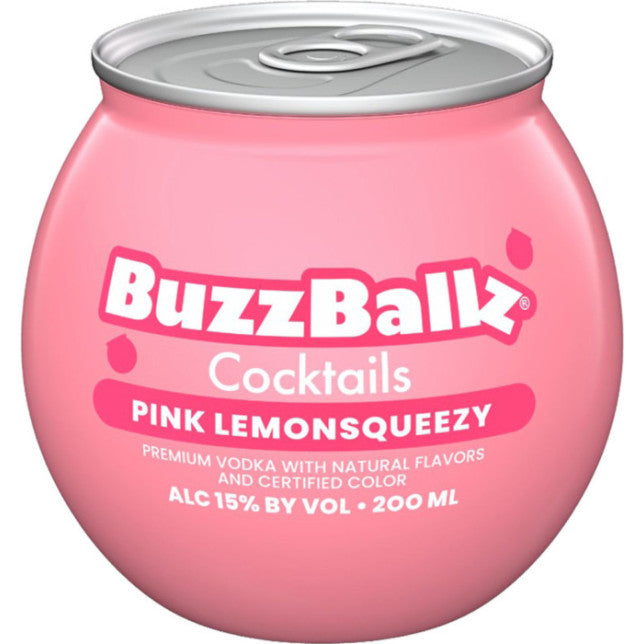 Load image into Gallery viewer, BuzzBallz Pink LemonSqueezy Cocktails - Main Street Liquor
