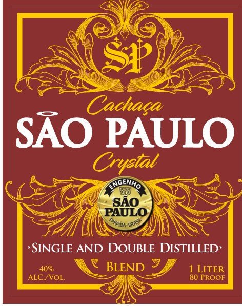 Cachaça São Paulo Crystal - Main Street Liquor