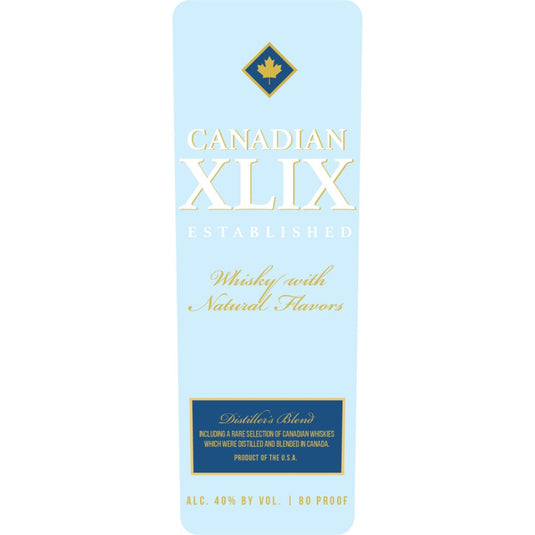 Canadian XLIX Established Distiller’s Blend Whiskey - Main Street Liquor