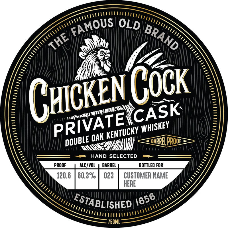 Load image into Gallery viewer, chicken-cock-private-cask-double-oak-barrel-proof-750ml
