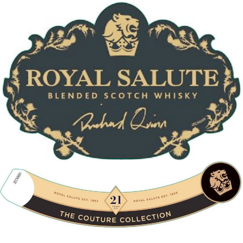 Load image into Gallery viewer, Chivas Regal Royal Salute 21 Year Old Richard Quinn Black Edition - Main Street Liquor
