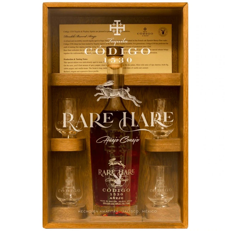Load image into Gallery viewer, Código X Playboy Rare Hare Limited Edition Double Barrel Añejo Tequila - Main Street Liquor
