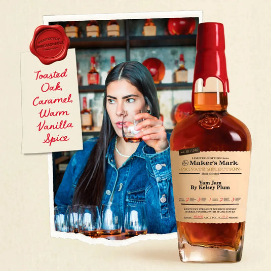 Maker’s Mark Private Selection “Yam Jam” by Kelsey Plum Bourbon - Main Street Liquor
