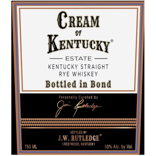 Cream of Kentucky Bottled in Bond Kentucky Straight Rye - Main Street Liquor