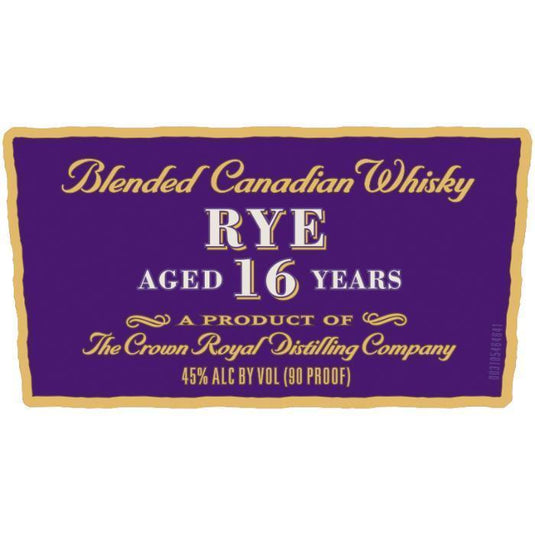 Crown Royal Noble Collection 16 Year Old Rye - Main Street Liquor