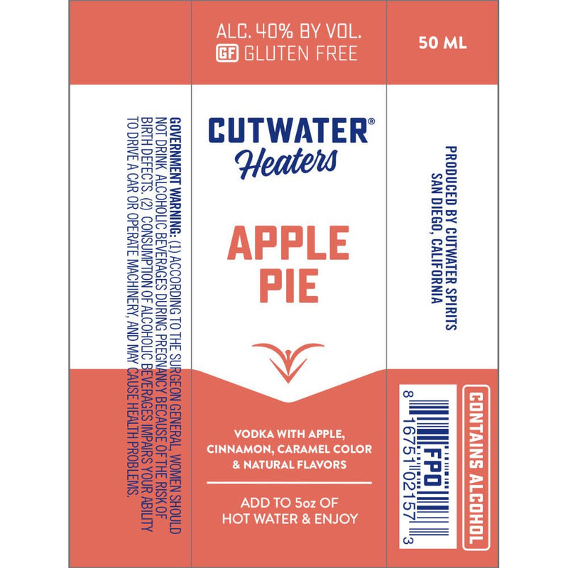 Load image into Gallery viewer, Cutwater Heaters Apple Pie - Main Street Liquor
