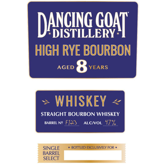 Dancing Goat 8 Year Old High Rye Straight Bourbon - Main Street Liquor