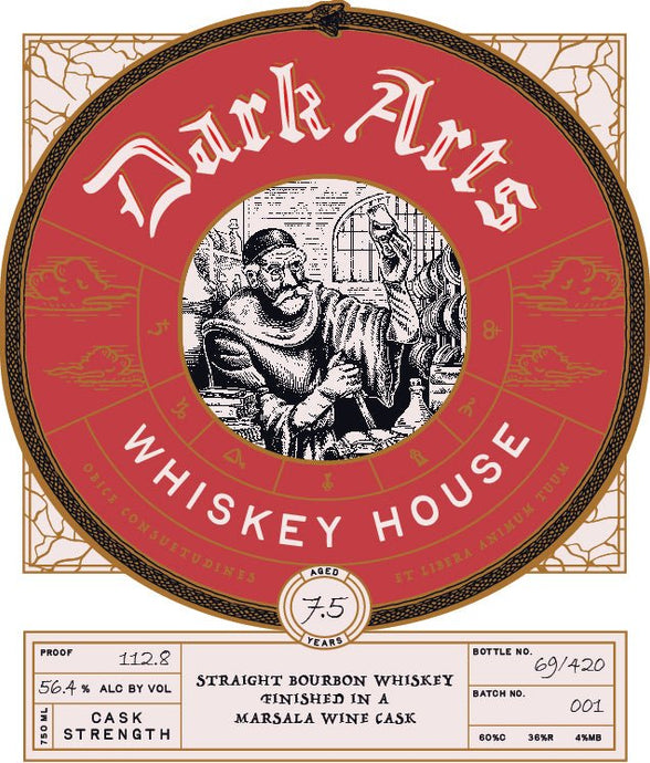 Dark Arts Whiskey House 7.5 Year Cask Strength Bourbon Marsala Wine Cask Finish - Main Street Liquor