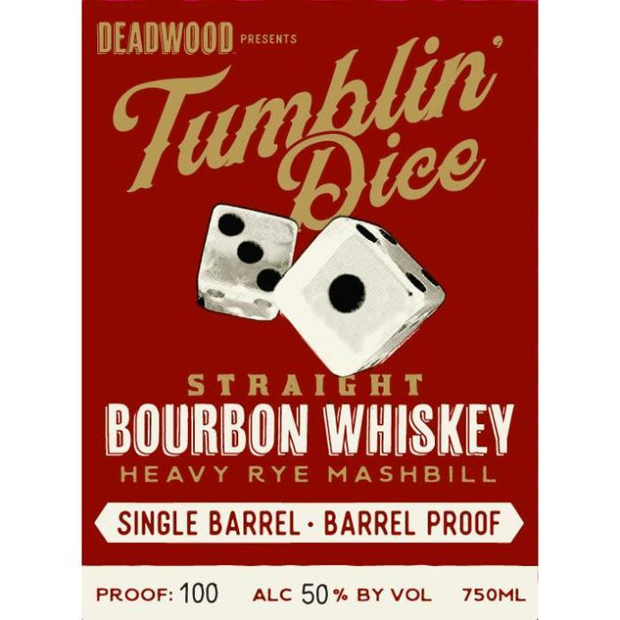 Deadwood Tumblin Dice 4 Year Old Single Barrel Barrel Proof - Main Street Liquor