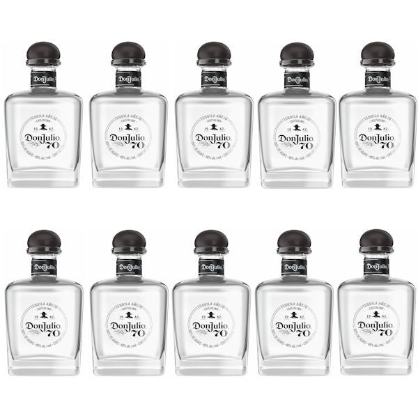Load image into Gallery viewer, Don Julio 70 Cristalino Añejo Tequila 50ml (10 Pack) - Main Street Liquor
