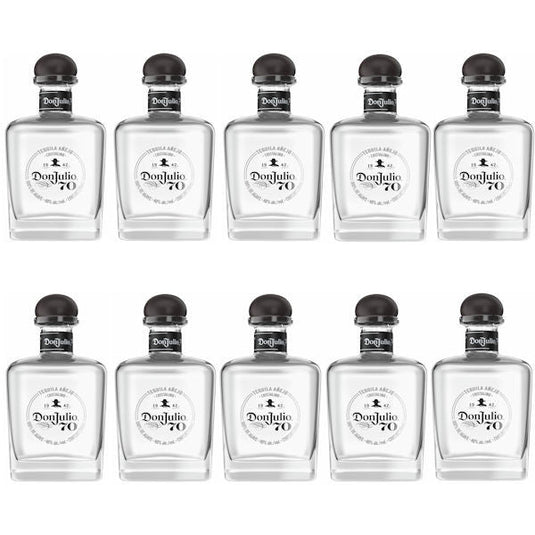 Don Julio 70 Cristalino Añejo Tequila 50ml (10 Pack) - Main Street Liquor