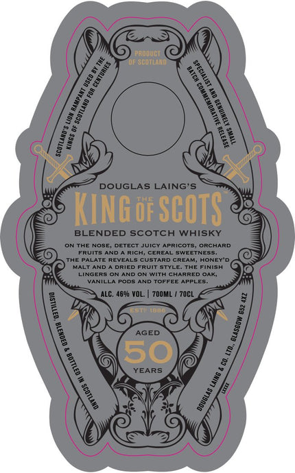 Douglas Laing's King of the Scots Blended Scotch 50 Year Old - Main Street Liquor