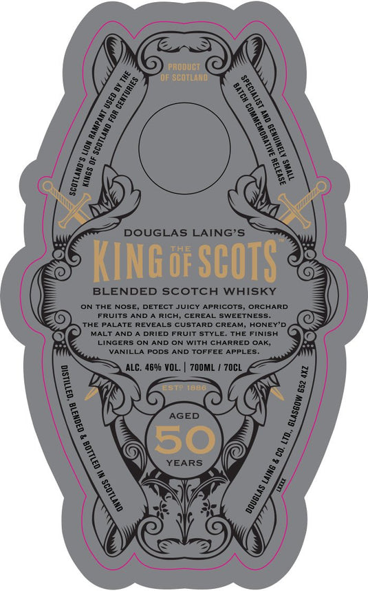 Douglas Laing's King of the Scots Blended Scotch 50 Year Old - Main Street Liquor