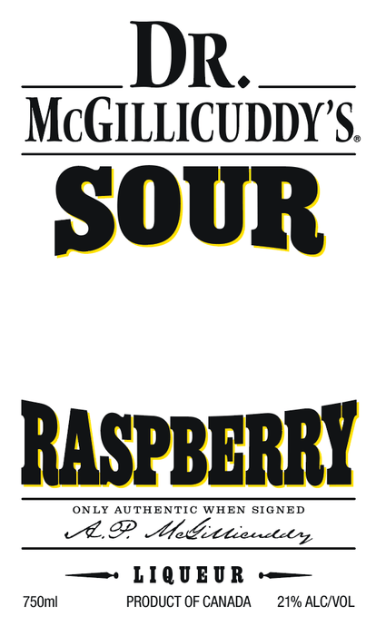 Dr. McGillicuddy's Sour Raspberry Liqueur - Main Street Liquor