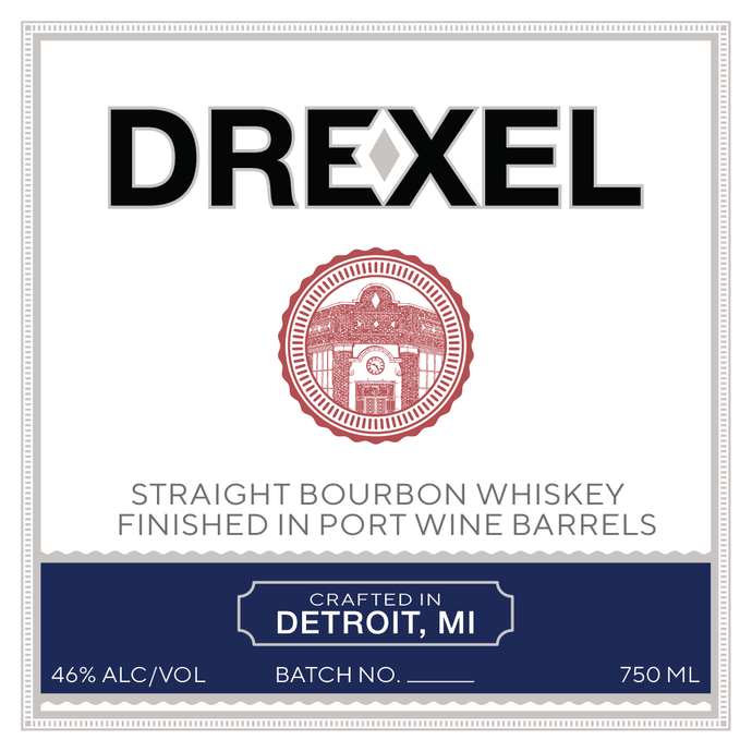 Drexel Straight Bourbon Whiskey Finished in Port Wine Barrels - Main Street Liquor