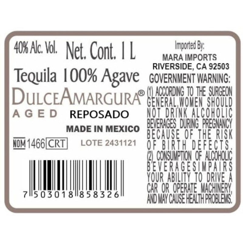 Load image into Gallery viewer, Dulce Amargura Aged Reposado 1L - Main Street Liquor
