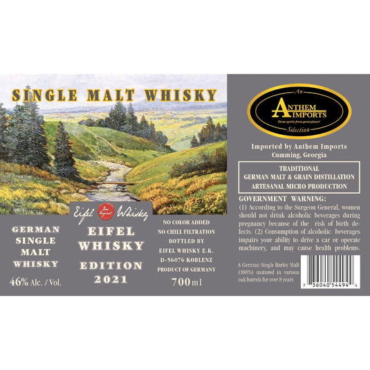 Eifel German Single Malt Whisky 2021 Edition - Main Street Liquor