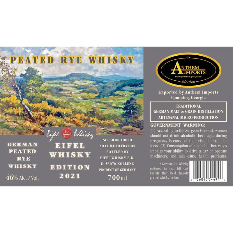 Load image into Gallery viewer, Eifel Peated Rye Whisky 2021 Edition - Main Street Liquor
