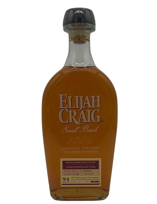 Elijah Craig Small Batch 9 Year Ralphs Exclusive Barrel - Main Street Liquor