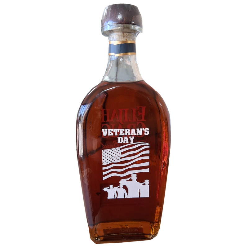 Load image into Gallery viewer, Elijah Craig Toasted Barrel Veteran’s Day Limited Edition Etched Bottle

