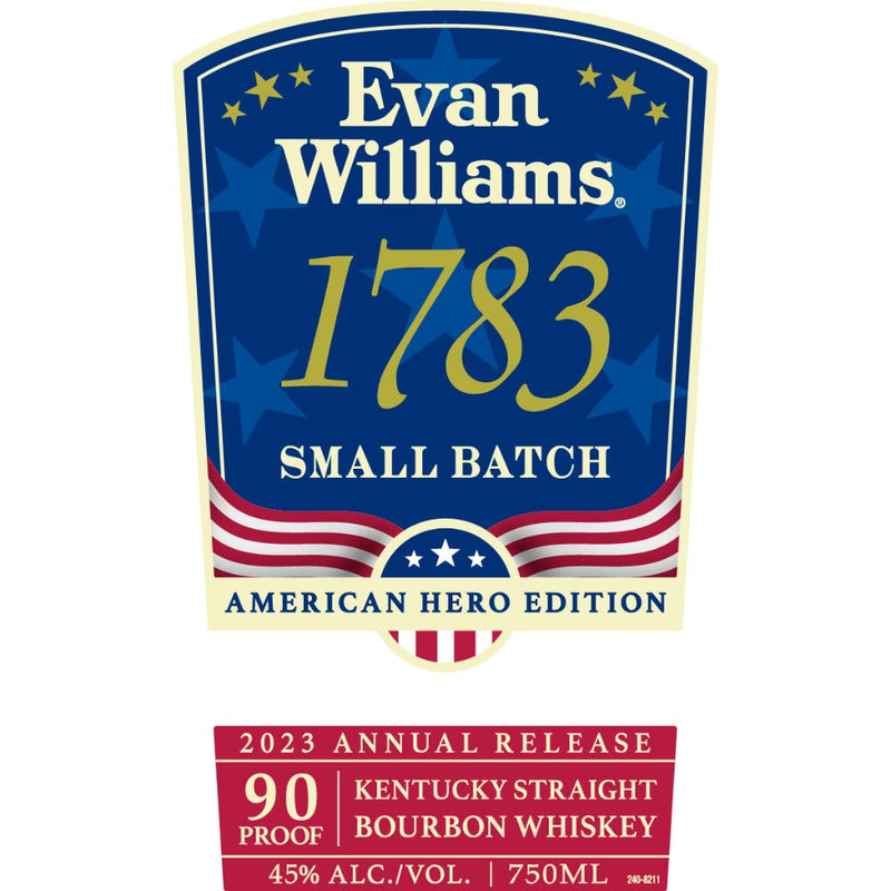 Load image into Gallery viewer, Evan Williams 1783 American Hero Edition 2023 Release 1.75 Liter - Main Street Liquor
