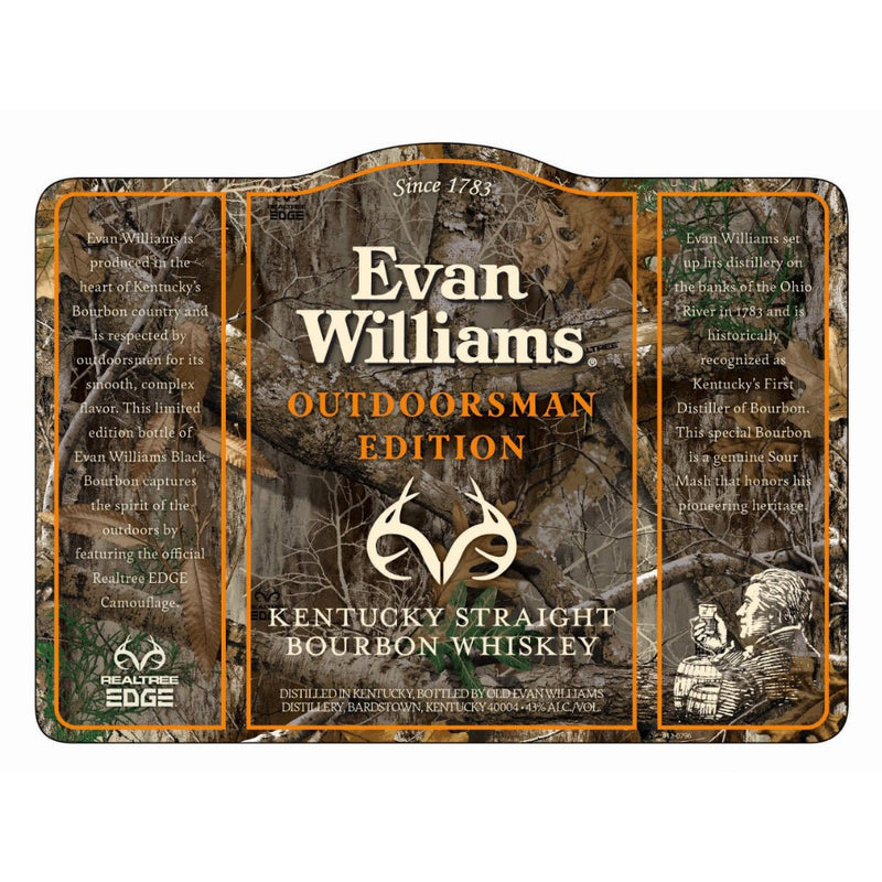Load image into Gallery viewer, Evan Williams Outdoorsman Edition Limited Edition W/ Realtree EDGE Camouflage 1.75 Liter - Main Street Liquor
