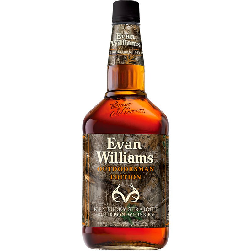 Load image into Gallery viewer, Evan Williams Outdoorsman Edition Limited Edition W/ Realtree EDGE Camouflage 1.75 Liter - Main Street Liquor

