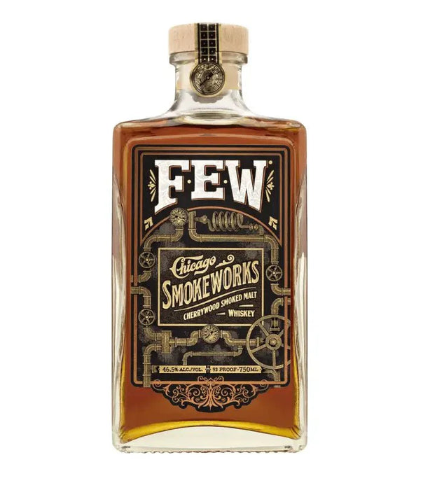 FEW Chicago Smokeworks Cherrywood Smoked Malt Whiskey 750mL - Main Street Liquor