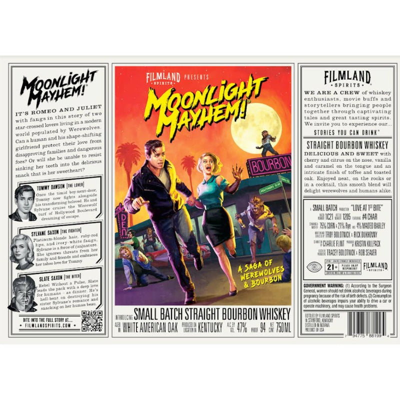 Load image into Gallery viewer, Filmland Spirits Moonlight Mayhem! Straight Bourbon - Main Street Liquor
