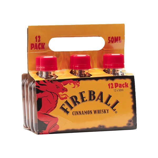 Fireball Cooler 12pk 50ML – Bourbon Hunt USA