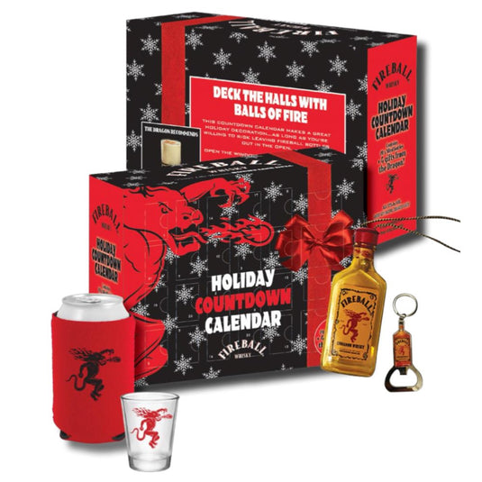 Fireball Countdown Sign Fireball Countdown Calendar Set – Bourbon Hunt USA