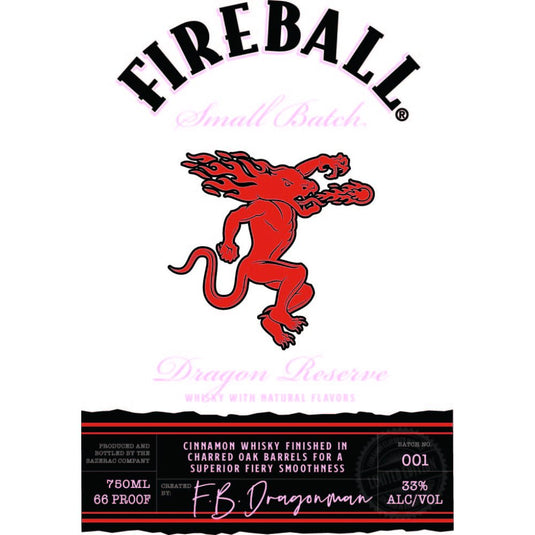 Fireball Dragon Reserve Cinnamon Whisky - Main Street Liquor