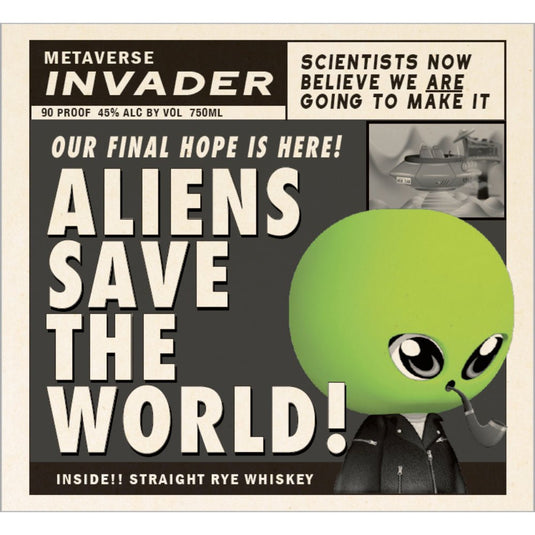 Five & 20 Spirits Aliens Save the World Straight Rye - Main Street Liquor