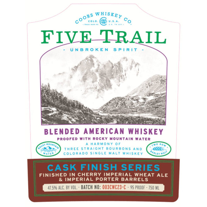 Five Trail Finished in Cherry Imperial Wheat Ale & Imperial Port Barrels - Main Street Liquor