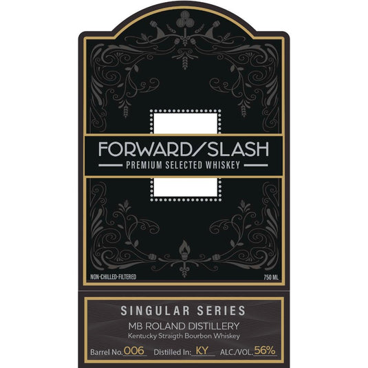 Forward/Slash Singular Series MB Roland Kentucky Straight Bourbon - Main Street Liquor