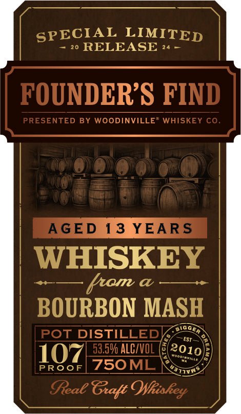 Load image into Gallery viewer, Founder's Find Whiskey Limited Release by Woodinville Whiskey Co. - Main Street Liquor
