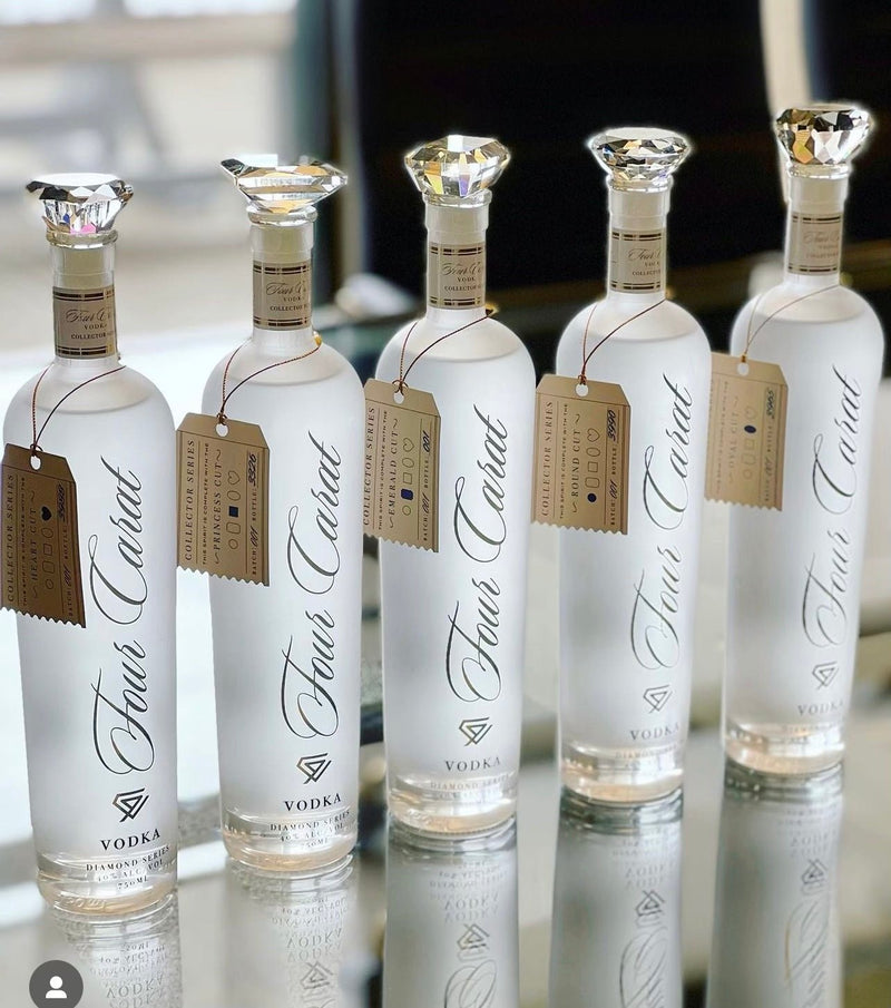 Load image into Gallery viewer, Four Carat Vodka Collectors Edition With Diamond Cut Closure - Main Street Liquor
