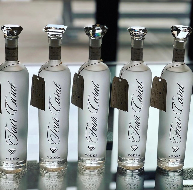 Load image into Gallery viewer, Four Carat Vodka Collectors Edition With Diamond Cut Closure - Main Street Liquor
