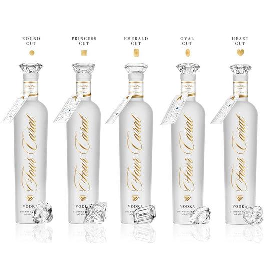 Four Carat Vodka Collectors Edition With Diamond Cut Closure (Full Set) - Main Street Liquor