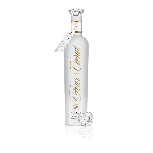 Four Carat Vodka Collectors Edition With Diamond Cut Closure (Full Set) - Main Street Liquor